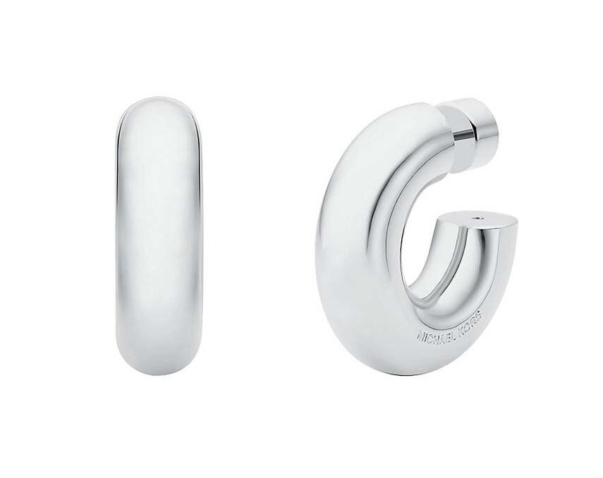 Michael Kors Minimalistické kruhové náušnice z mosazi MKJ842200040 Michael Kors Minimalistické kruhové náušnice z mosazi MKJ842200040 - Náušnice Kruhy