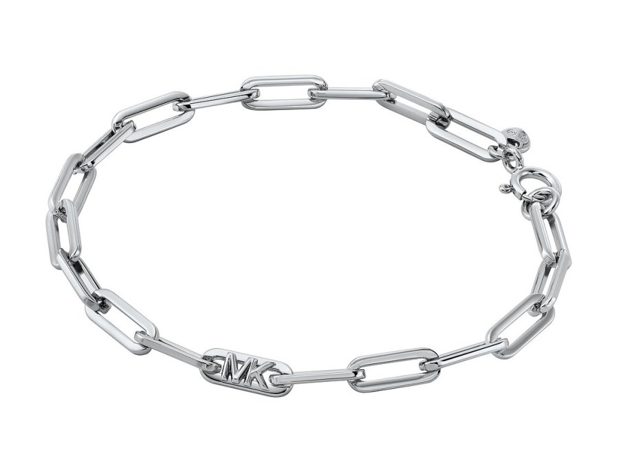 Michael Kors Módní stříbrný náramek Premium MKC174400040 Michael Kors Módní stříbrný náramek Premium MKC174400040 - Náramky Řetízkové náramky