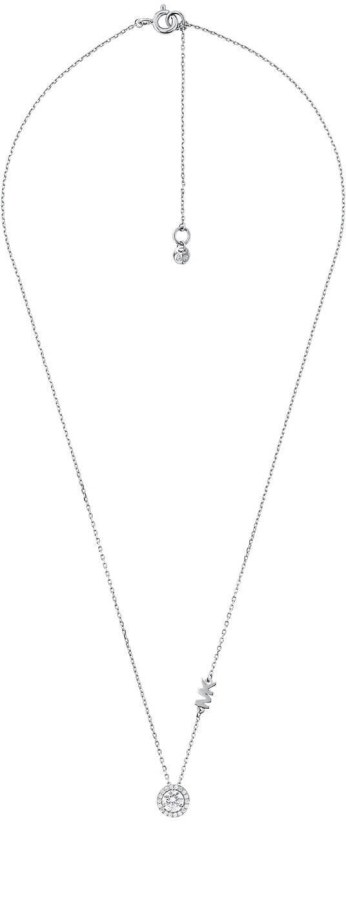 Michael Kors Něžný stříbrný náhrdelník se zirkony MKC1208AN040 - Náhrdelníky