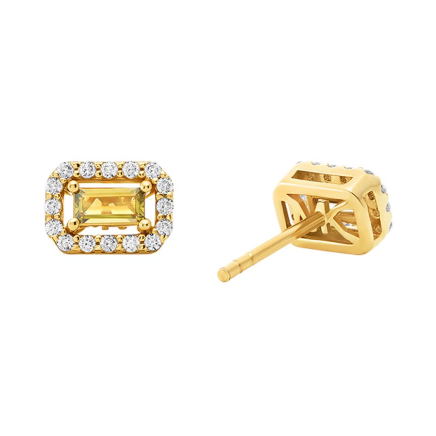 Michael Kors Pozlacené náušnice se zirkony Premium MKC1825710 - Náušnice Pecky