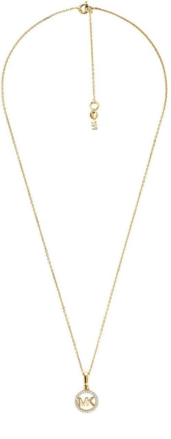 Michael Kors Pozlacený náhrdelník s třpytivým přívěskem MKC1108AN710 (řetízek, přívěsek) - Náhrdelníky