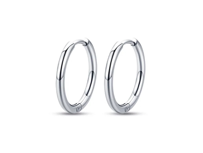 Luca Barra Minimalistické kruhové náušnice z&nbsp;oceli OK1121 1,9 cm - Náušnice Kruhy