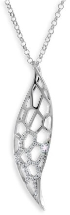Modesi Elegantní náhrdelník ze stříbra M41056 (řetízek, přívěsek) - Náhrdelníky