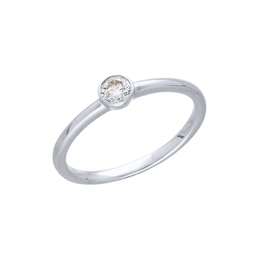 MOISS Diamantový prsten z bílého zlata RAL00133 52 mm