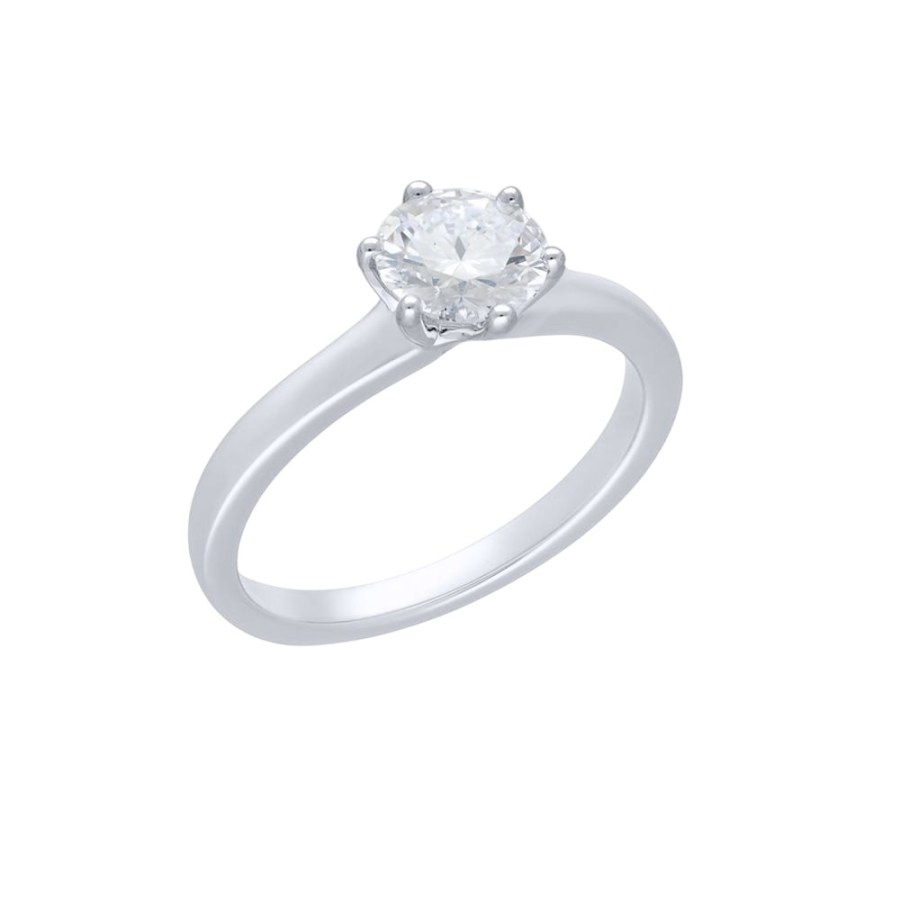 MOISS Diamantový prsten z&nbsp;bílého zlata RAL00210-P 54 mm - Prsteny Prsteny s&nbsp;kamínkem