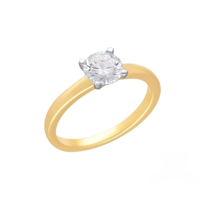 MOISS Luxusní zlatý prsten s&nbsp;laboratorními diamanty RAL00204-P 54 mm - Prsteny Prsteny s&nbsp;kamínkem
