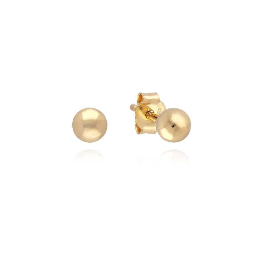 MOISS Minimalistické pecky ze žlutého zlata Gold EA001882