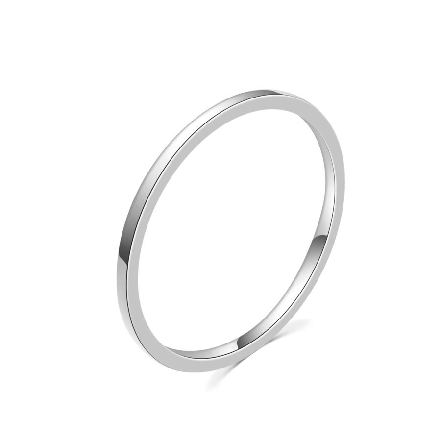 MOISS Minimalistický stříbrný prsten R0002020 53 mm - Prsteny Prsteny bez kamínku