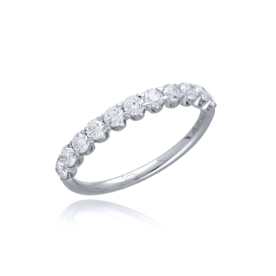 MOISS Okouzlující diamantový prsten z bílého zlata RAL00142-P 56 mm