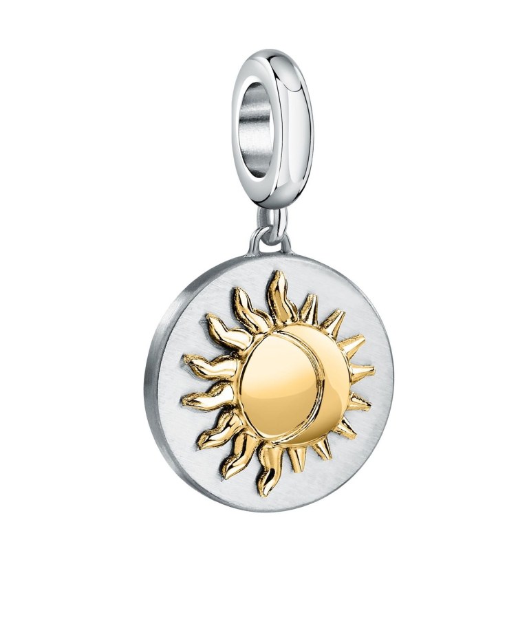 Morellato Bicolor přívěsek z oceli Slunce a Měsíc Drops SCZ1431