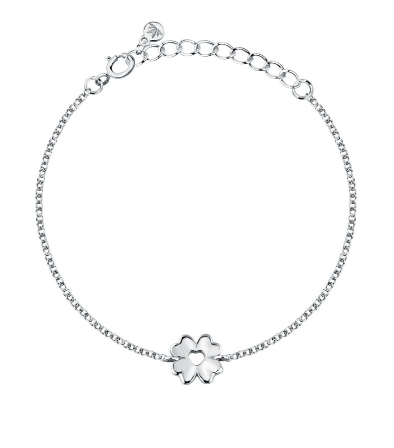 Morellato Dětský stříbrný náramek Čtyřlístek Dono SAZL05 - Náramky Náramky se symboly