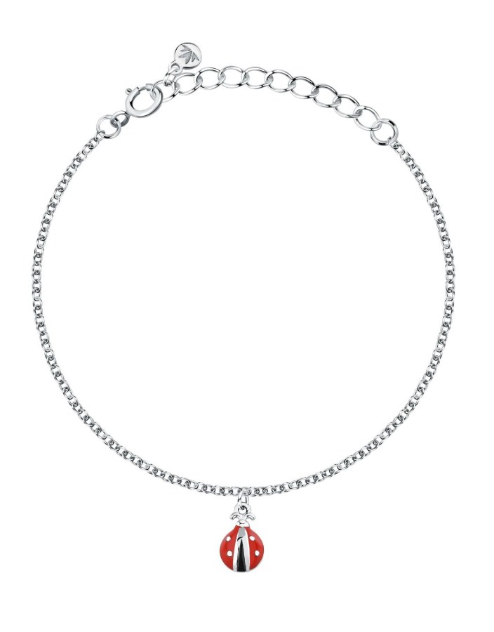 Morellato Dětský stříbrný náramek s&nbsp;beruškou Dono SAZL12 - Náramky Řetízkové náramky