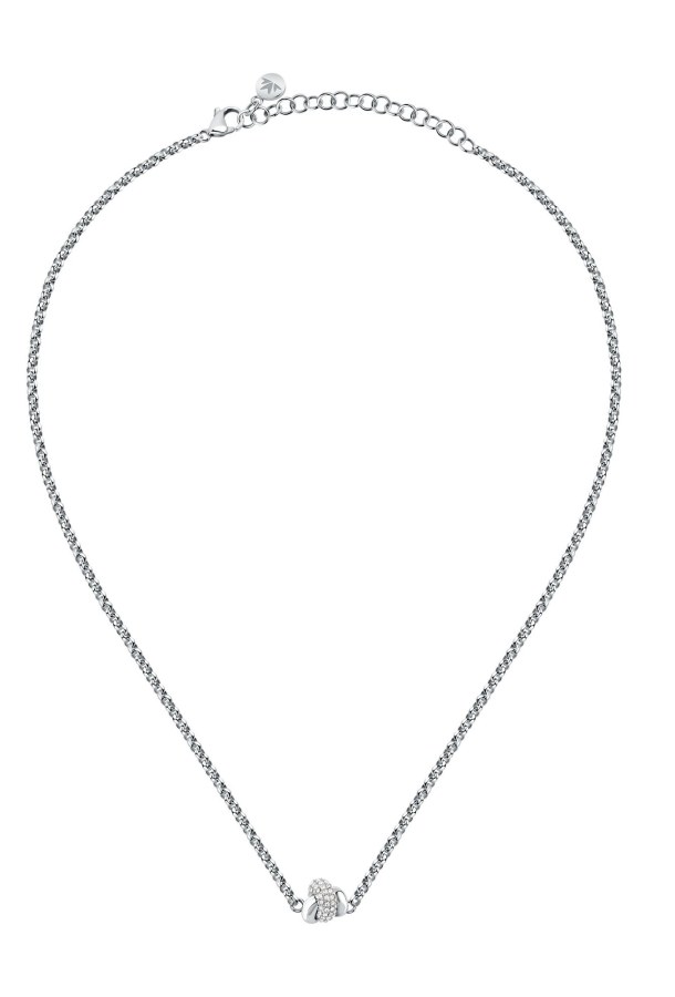 Morellato Elegantní ocelový náhrdelník s&nbsp;krystaly Legame SAZO02 - Náhrdelníky Náhrdelníky s&nbsp;kameny