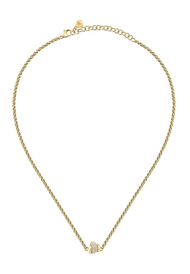 Morellato Elegantní pozlacený náhrdelník s&nbsp;krystaly Legame SAZO01 - Náhrdelníky Náhrdelníky s&nbsp;kameny