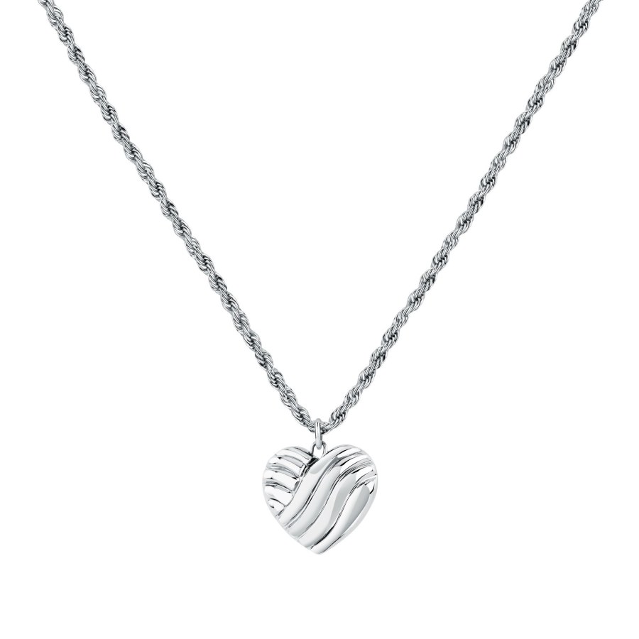 Morellato Krásný ocelový náhrdelník Srdce Battito SAZQ01 - Náhrdelníky