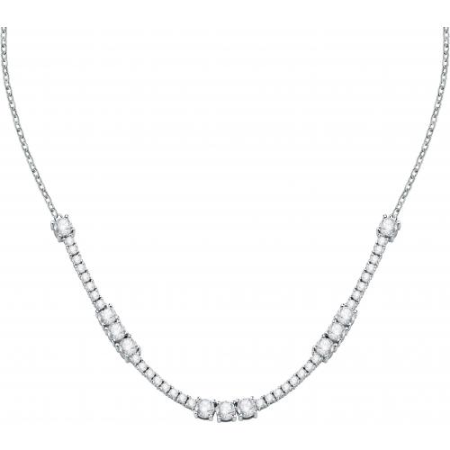 Morellato Luxusní náhrdelník s čirými zirkony Scintille SAQF01 - Náhrdelníky
