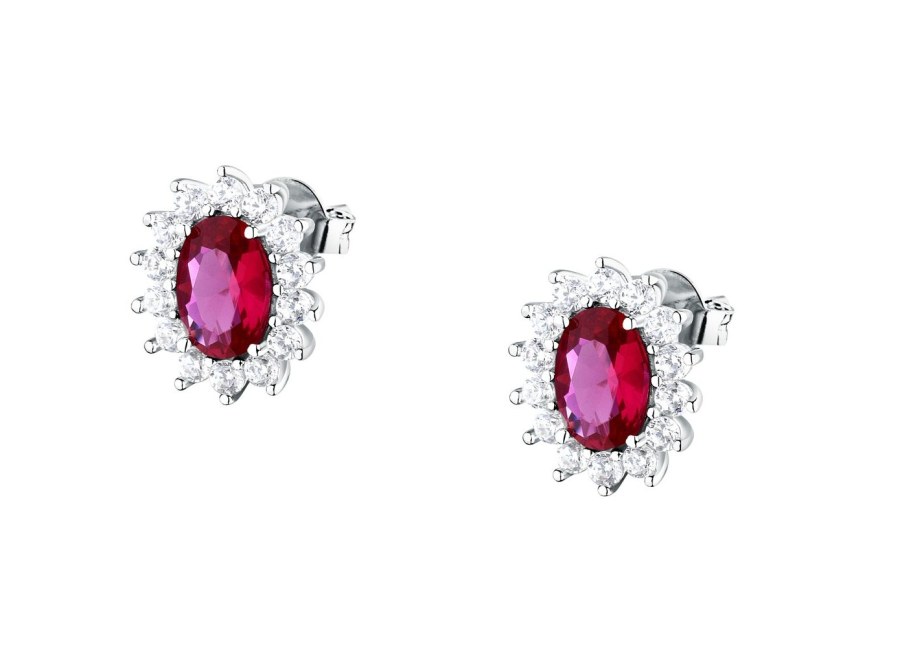 Morellato Luxusní stříbrné pecky s&nbsp;kubickými zirkony Tesori SAIW287 - Náušnice Pecky