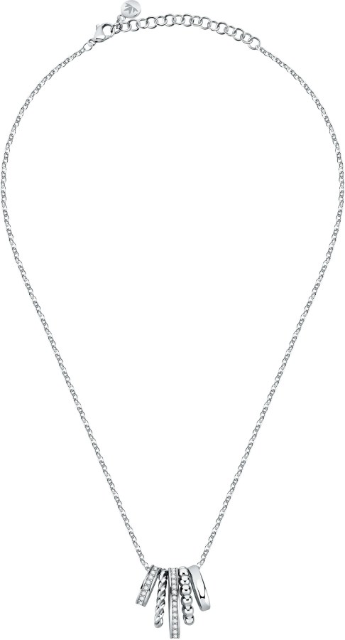 Morellato Moderní ocelový náhrdelník Insieme SAKM75 (řetízek, přívěsek) - Náhrdelníky