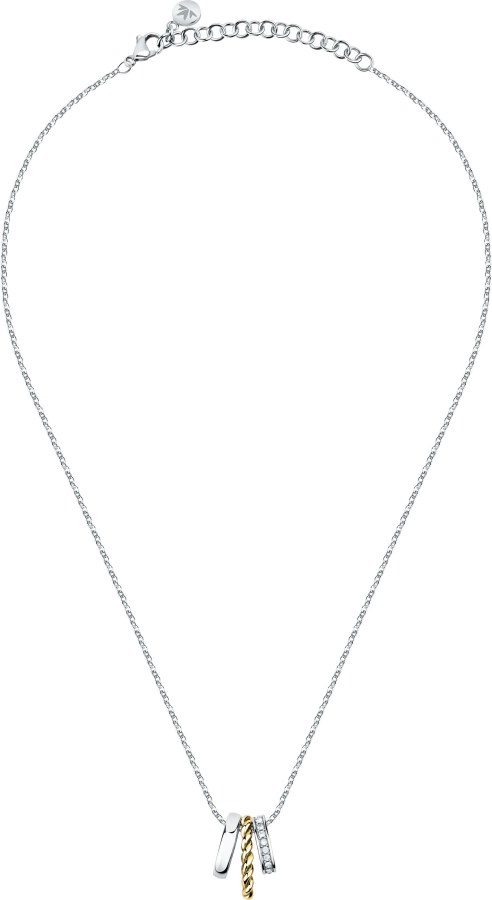 Morellato Moderní ocelový náhrdelník Insieme SAKM76 (řetízek, přívěsek) - Náhrdelníky