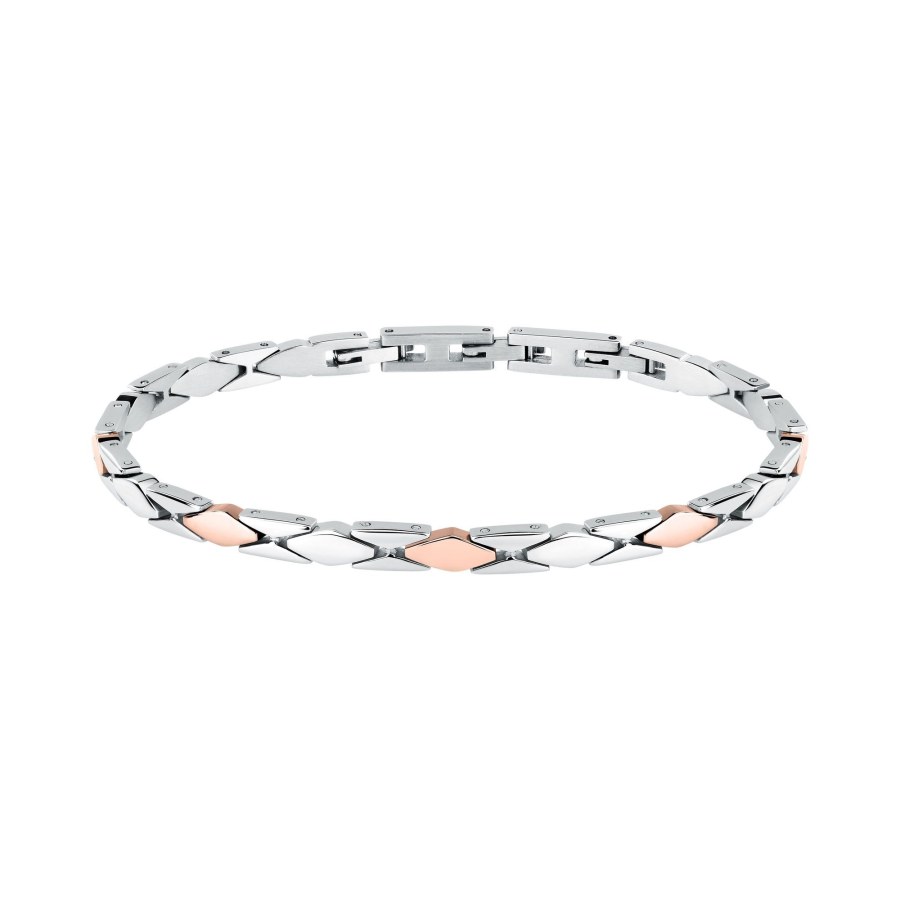 Morellato Nadčasový bicolor náramek z oceli Motown SALS133