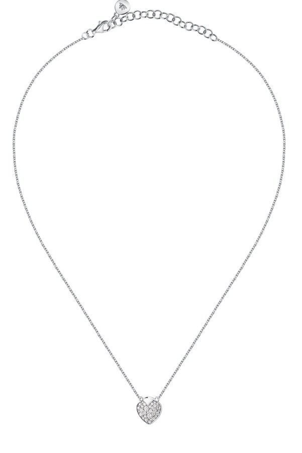 Morellato Něžný ocelový náhrdelník Srdíčko s krystaly Istanti SAVZ14 - Náhrdelníky