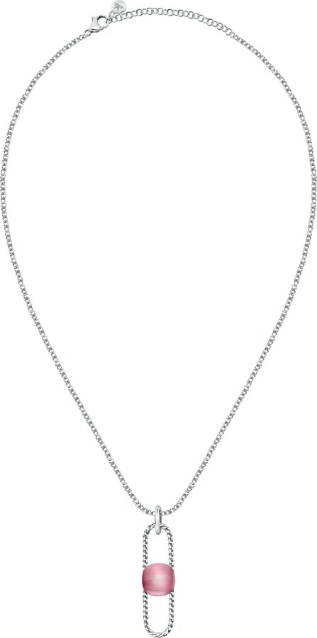 Morellato Ocelový náhrdelník s kočičím okem 1930 SATP23 - Náhrdelníky