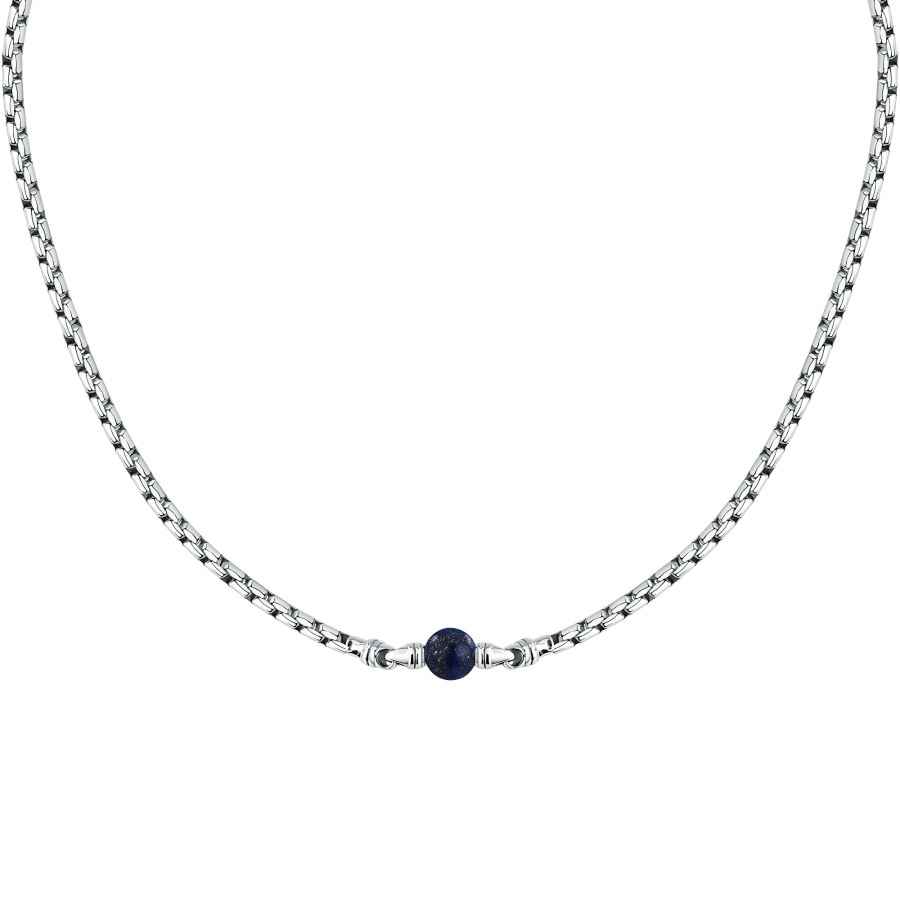 Morellato Ocelový náhrdelník s Lapis Lazuli Pietre S1745 Morellato Ocelový náhrdelník s Lapis Lazuli Pietre S1745 - Náhrdelníky