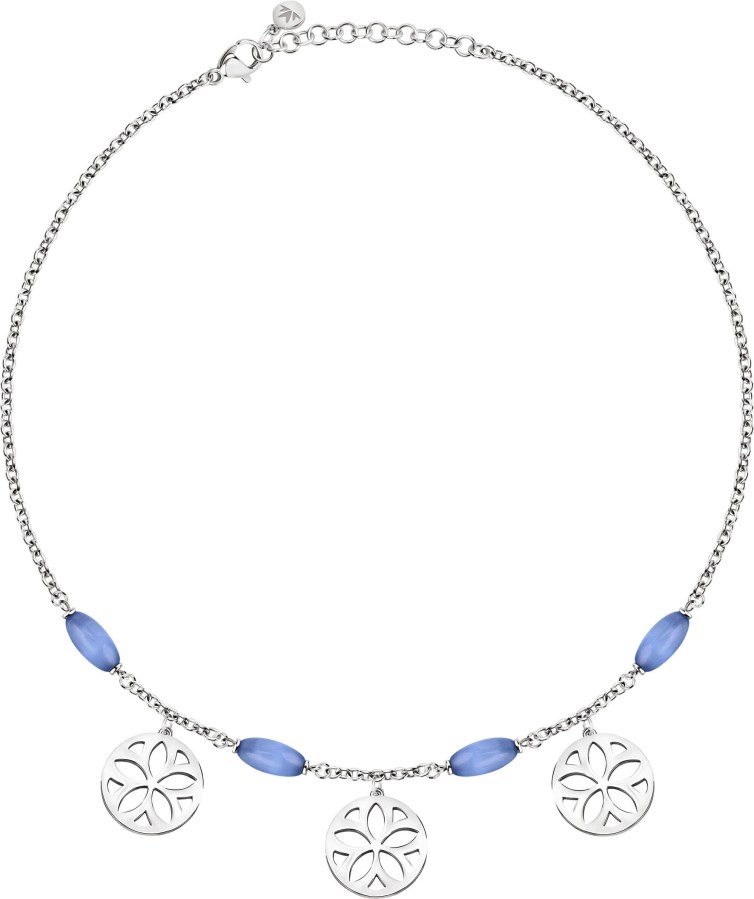Morellato Ocelový náhrdelník s přívěsky Fiore SATE02 - Náhrdelníky