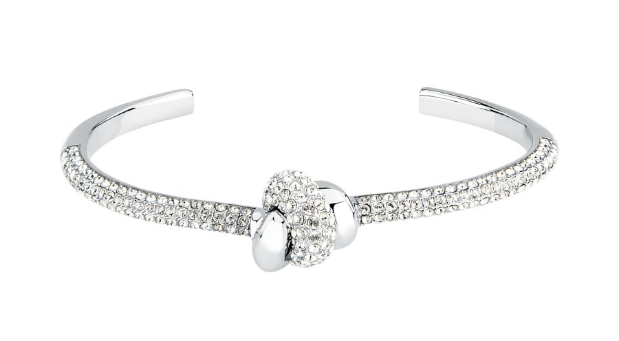 Morellato Ocelový otevřený náramek Uzel s&nbsp;krystaly Legame SAZO08 - Náramky Pevné náramky