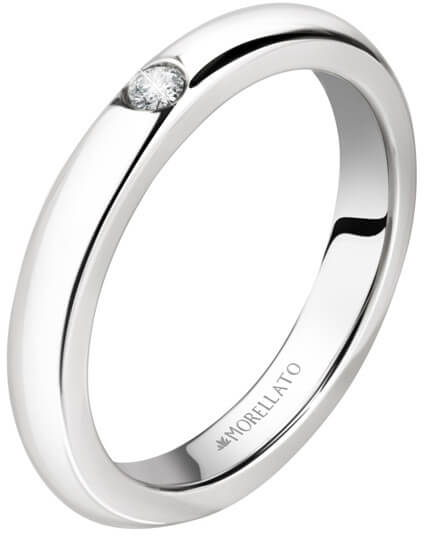 Morellato Ocelový prsten s krystalem Love Rings SNA46 56 mm - Prsteny Prsteny s kamínkem