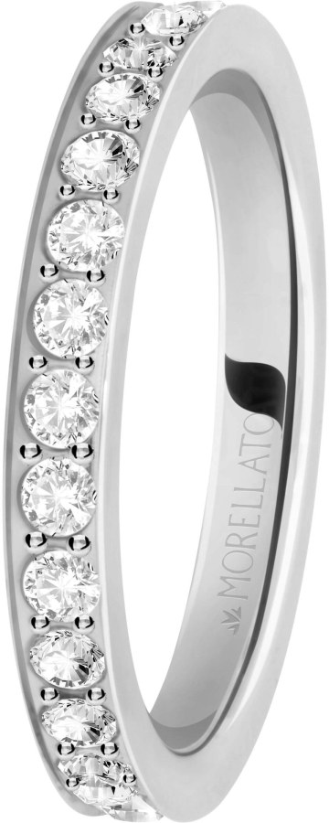 Morellato Ocelový prsten s krystaly Love Rings SNA41 52 mm