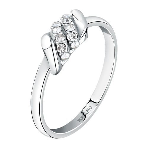 Morellato Ocelový prsten s krystaly Torchon SAWZ14 52 mm
