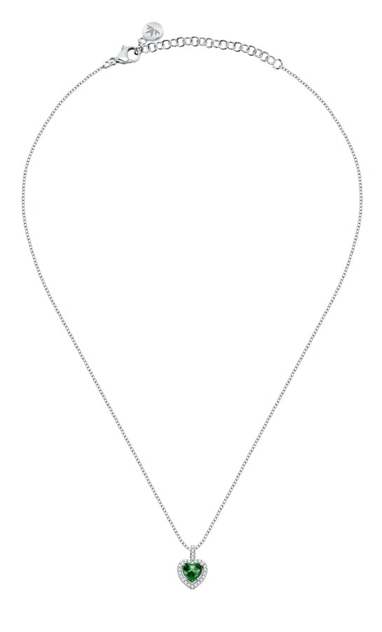 Morellato Okouzlující stříbrný náhrdelník se srdíčkem Tesori SAIW134 (řetízek, přívěsek) - Náhrdelníky