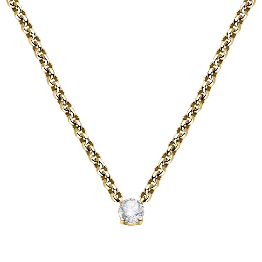 Morellato Originální pozlacený náhrdelník s krystalem Poetica SAUZ30 - Náhrdelníky