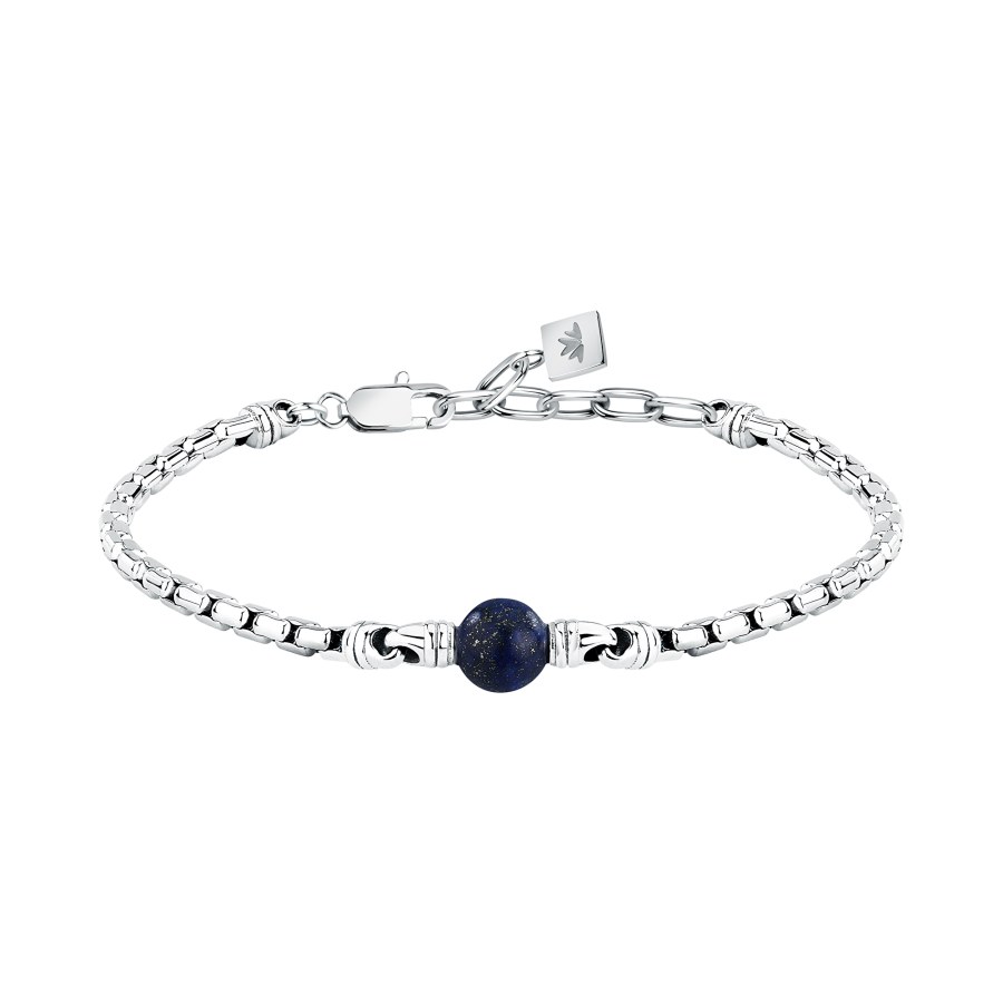 Morellato Pánský náramek s Lapis Lazuli Pietre S1749 Morellato Pánský náramek s Lapis Lazuli Pietre S1749 - Náramky Řetízkové náramky