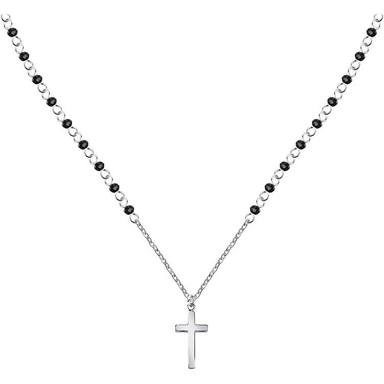 Morellato Pánský ocelový náhrdelník s křížkem Cross SKR66 - Náhrdelníky