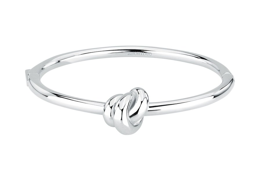 Morellato Pevný ocelový náramek pro ženy Uzel Legame SAZO06 6 cm - Náramky Pevné náramky