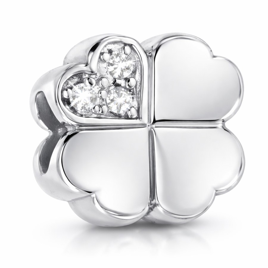 Morellato Ocelový přívěsek Drops Fourleaf Clover SCZF5 - Přívěsky Přívěsky na náramky