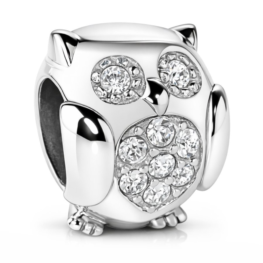 Morellato Ocelový přívěsek Drops Owl SCZ288 - Přívěsky Přívěsky na náramky