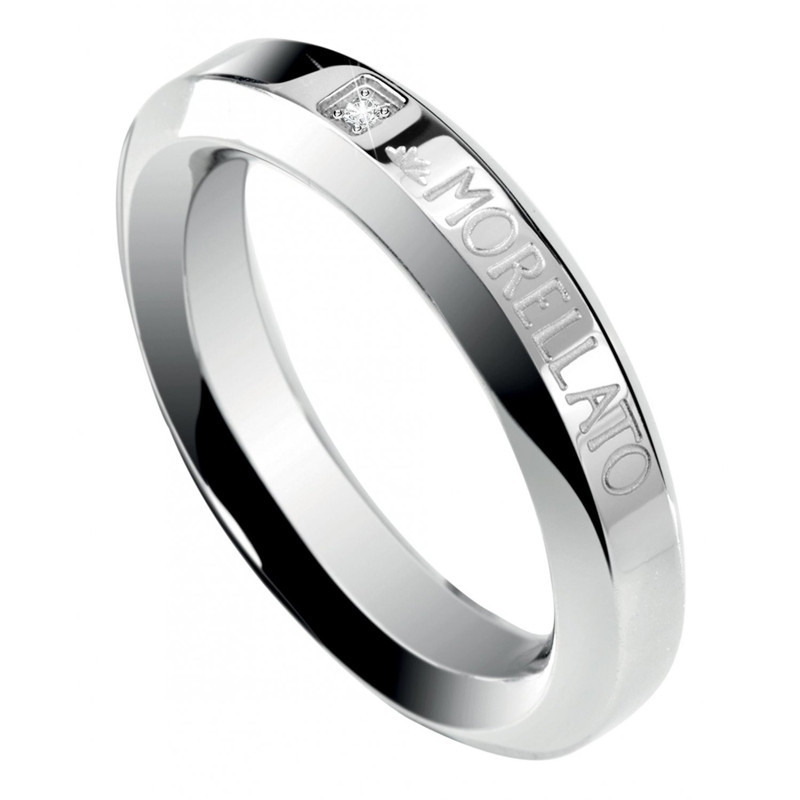 Morellato Ocelový prsten s diamantem Dandy SPL01 52 mm