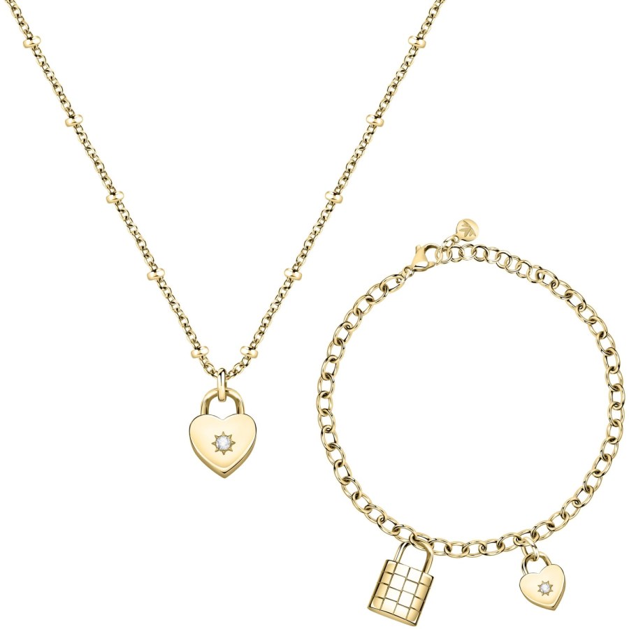 Morellato Půvabná souprava šperků s krystaly Abbraccio SAUB19 (náhrdelník, náramek) - Náhrdelníky