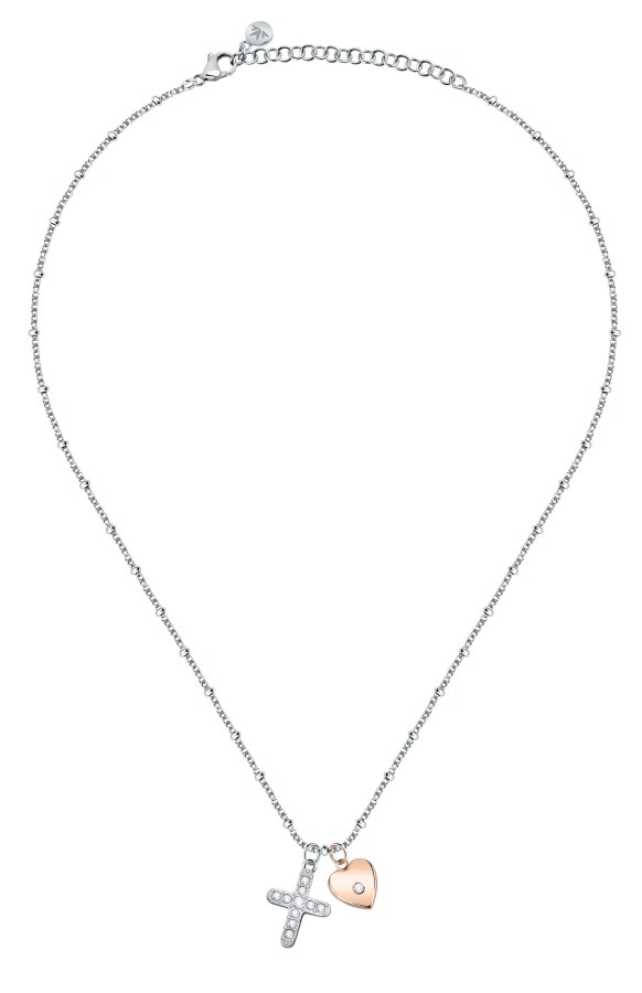 Morellato Půvabný bicolor náhrdelník s přívěsky Passioni SAUN06 - Náhrdelníky