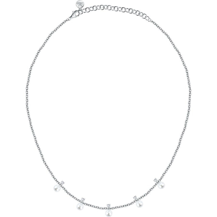 Morellato Půvabný stříbrný náhrdelník Perla SAWM03 - Náhrdelníky