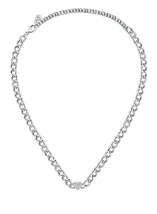 Morellato Romantický ocelový náhrdelník s krystaly Incontri SAUQ13 - Náhrdelníky