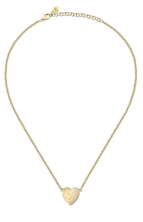 Morellato Romantický pozlacený náhrdelník s krystaly Passioni SAUN04 - Náhrdelníky
