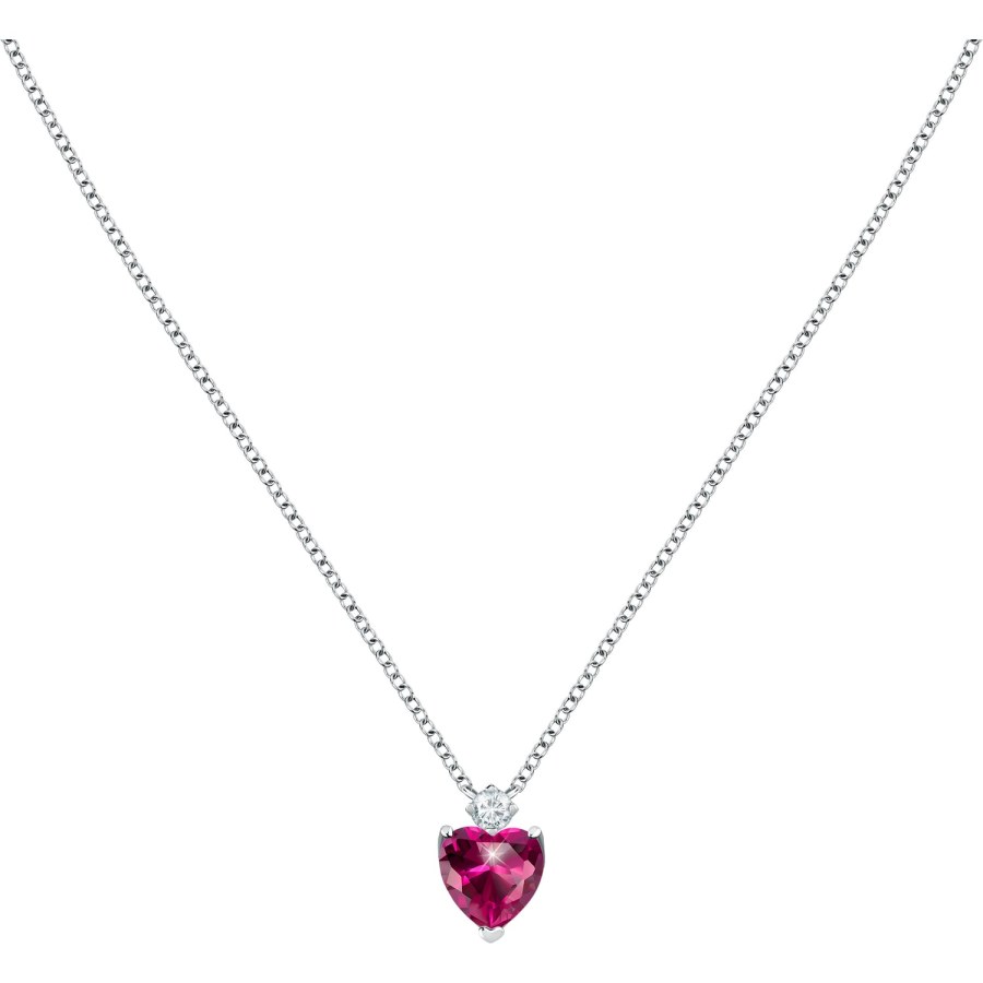 Morellato Romantický stříbrný náhrdelník Srdce Tesori SAIW161 - Náhrdelníky