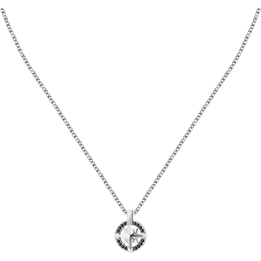 Morellato Moderní ocelový náhrdelník Versilia SAHB14 (řetízek, přívěsek)