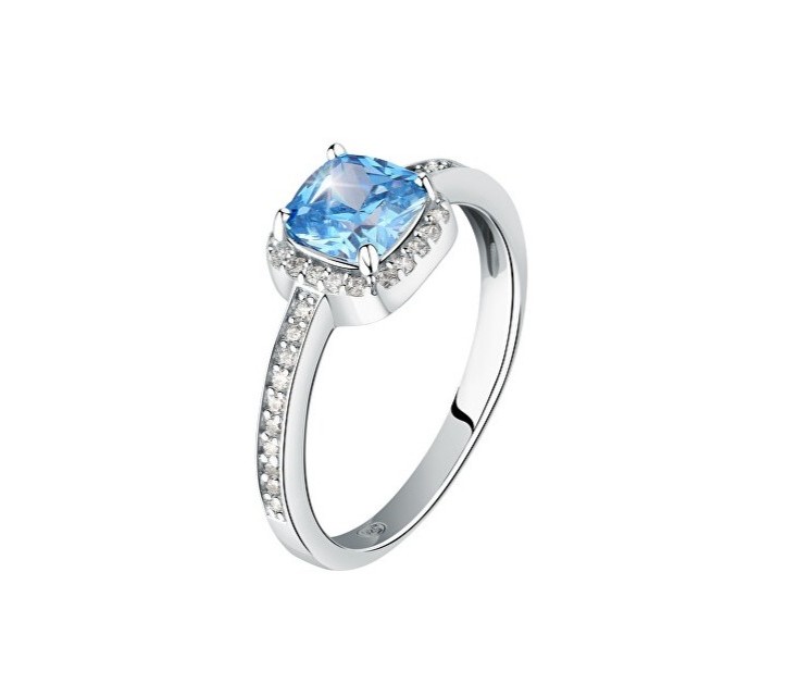 Morellato Třpytivý stříbrný prsten se zirkony Tesori SAIW1140 58 mm