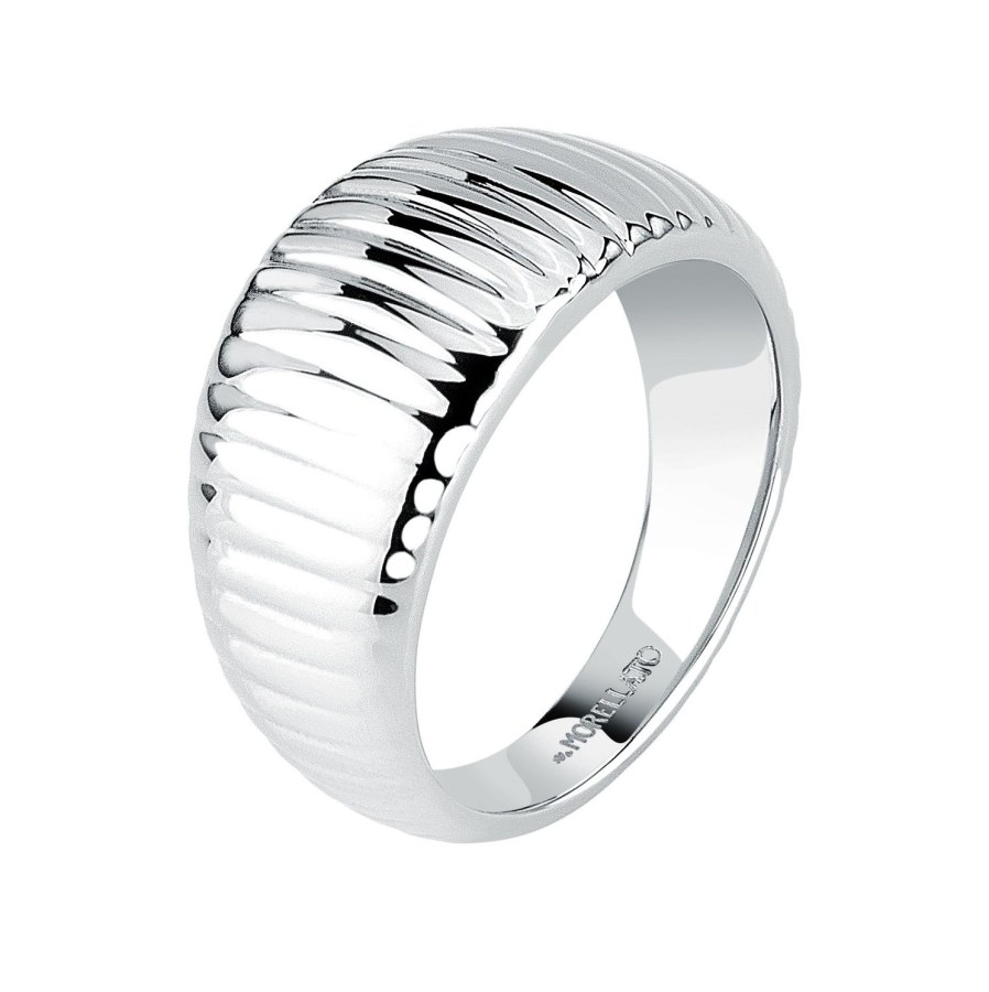 Morellato Výrazný ocelový prsten pro ženy Onda SAZP150 58 mm - Prsteny Prsteny bez kamínku
