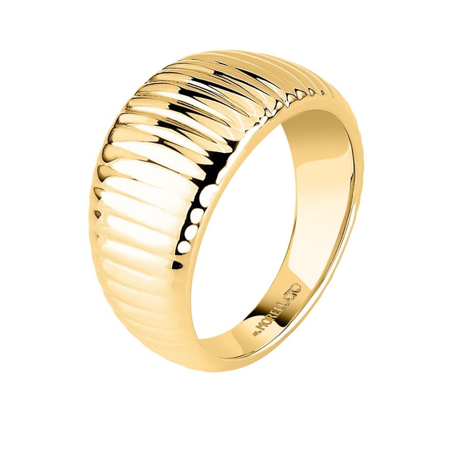 Morellato Výrazný pozlacený prsten pro ženy Onda SAZP160 56 mm